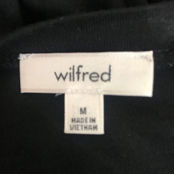 WILFRED Black Long Sleeved T-shirt With A Ballerina Style Bottom  Size M - Picture 7 of 8